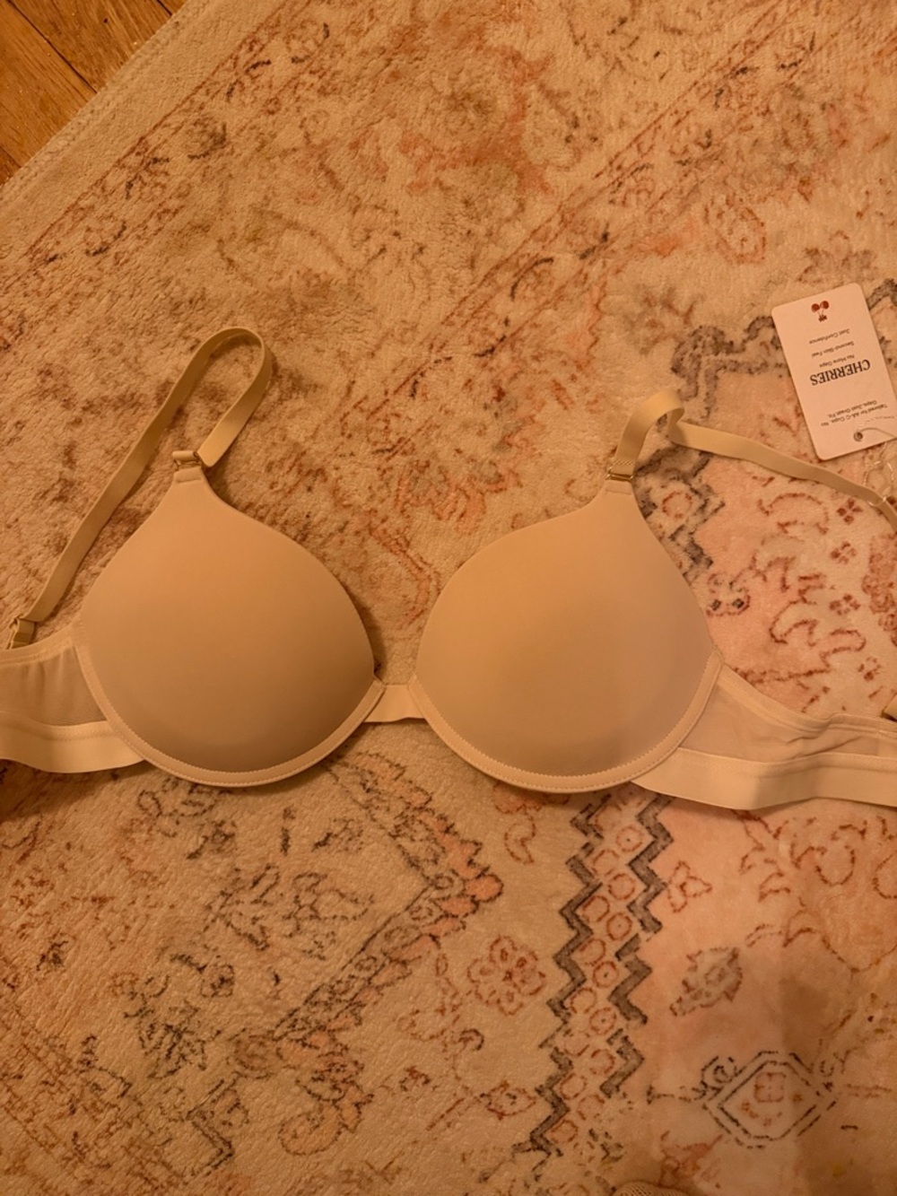 Cherish T-Shirt Bra in Beige - Smooth Molded Support